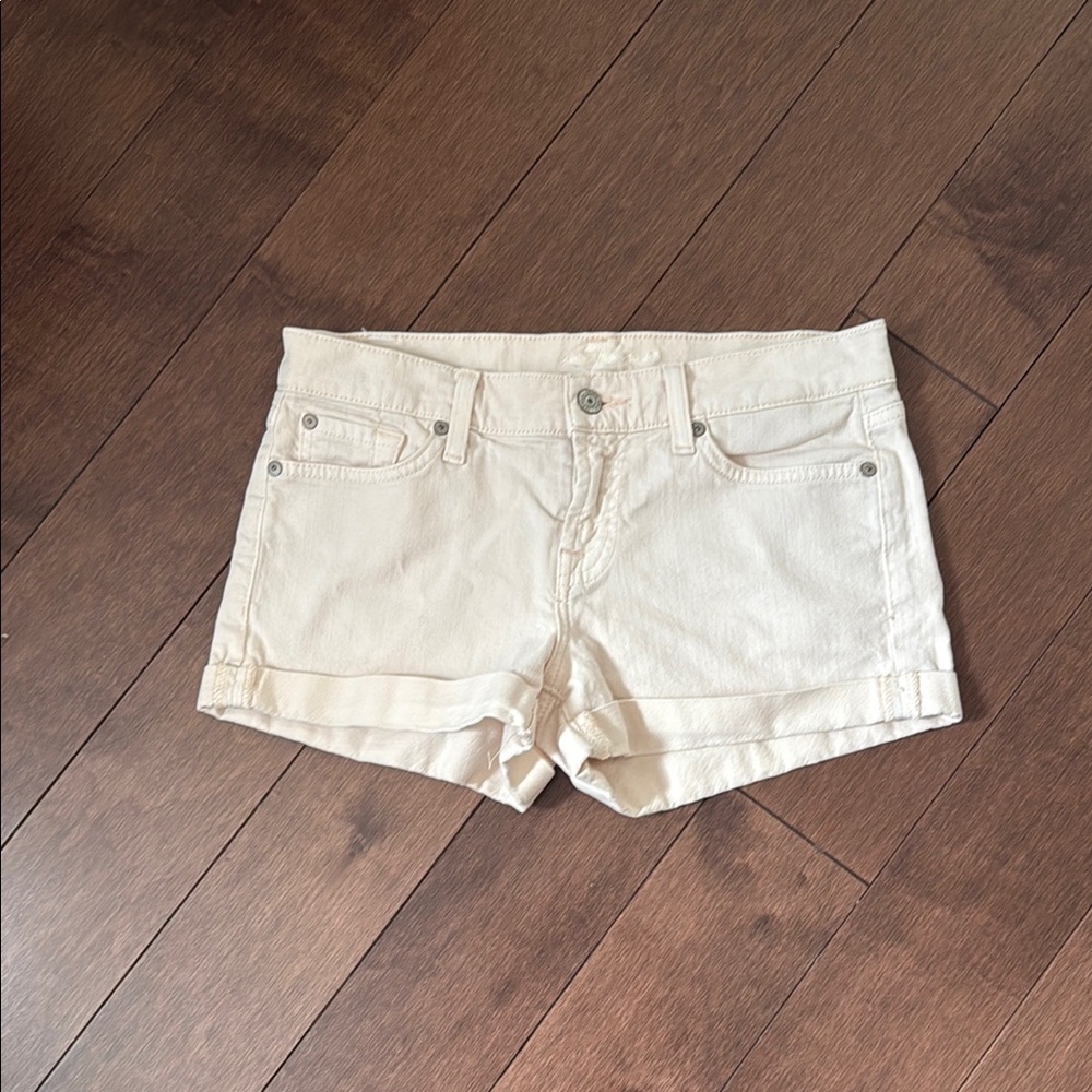 Women's cream/ pinkish Shorts